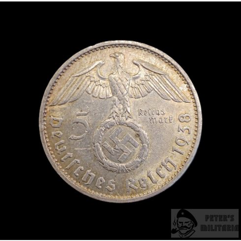 Birodalmi 5 márkás - 1938