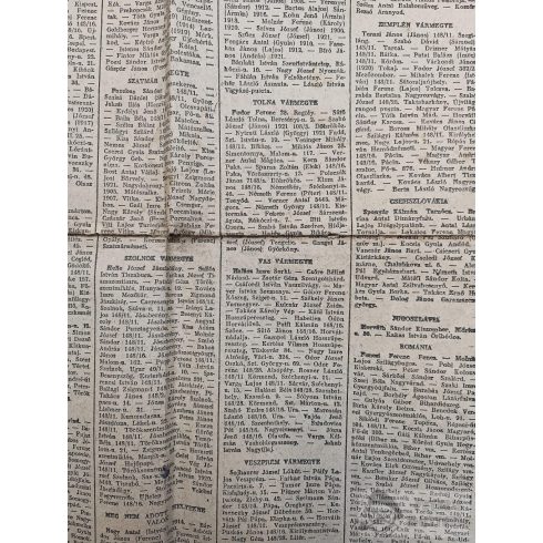 Magyar Hadirokkant Hadifogoly híradó 1947