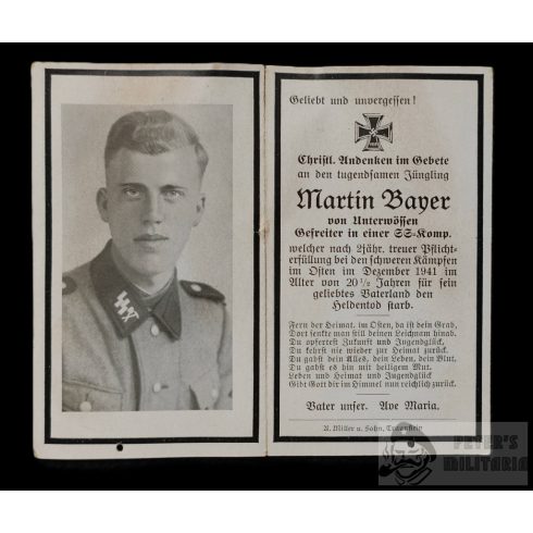 Martin Bayer SS Pionier fotó hagyaték