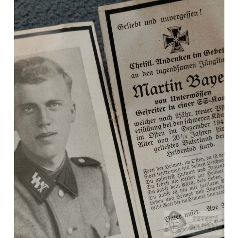 Martin Bayer SS Pionier fotó hagyaték
