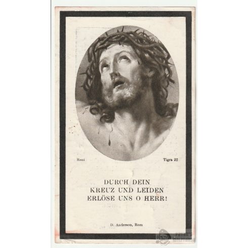 Parádé pántos halálozási értesítő 1965