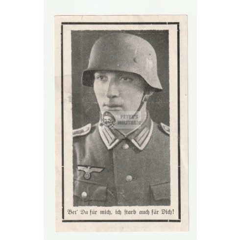 Rohamsisakos halálozási értesítő 1943