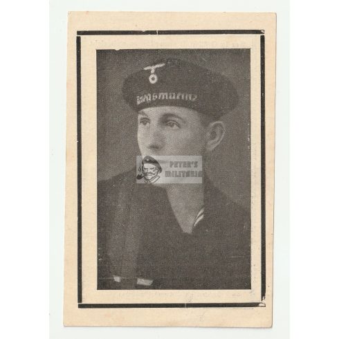 Kriegsmarine halálozási értesítő - Aknakutató, Vaskereszt 