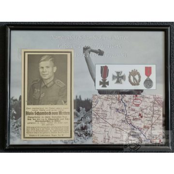 Sterbebild keretben Alois Schambeck von Metten