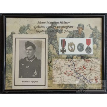 Sterbebild keretben Matthäus Holzner, gránátos ezred