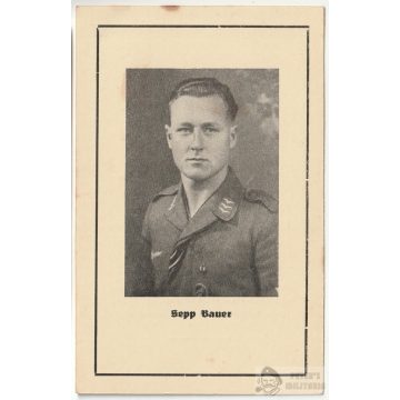   Fallschirmjäger halálozási értesítő - Kréta felvarró 