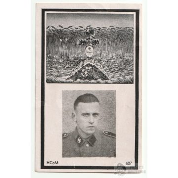 SS Reiter halálozási értesítő - 1944