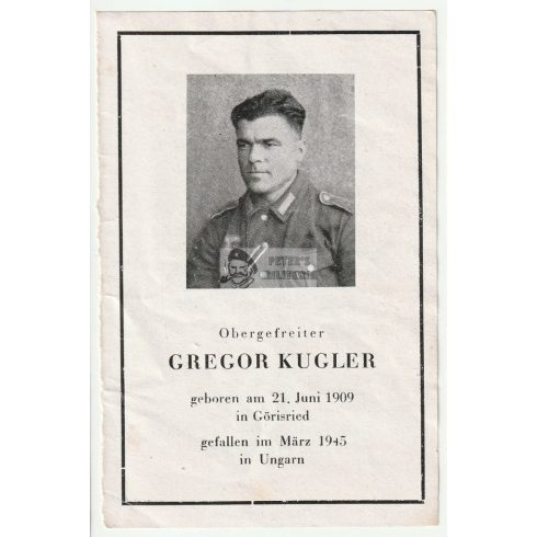 Death card (HUN) - Gregor Kugler / Hungary