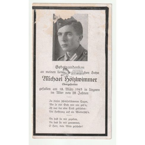 Death card (HUN) - Michael Hölzlwimmer / in Hungary
