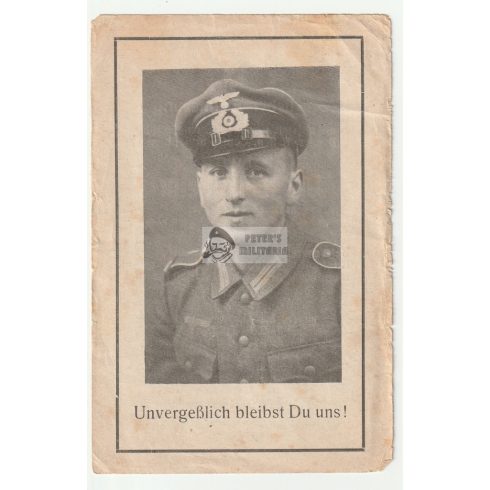 Death card (HUN) - Franz Heim / Wounded in Hungary