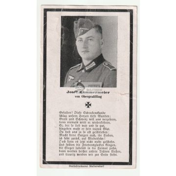 Halálozási értesítő (HUN) - Josef Kammermeier / Harkos
