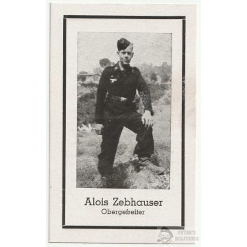   Halálozási értesítő (HUN) - Várpalota /1. Panzer Division 