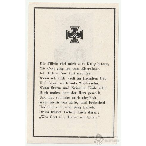 Halálozási értesítő (HUN) Hermann Lotter - Vilyvitány